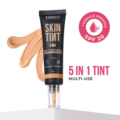 Insight Cosmetics Skin Tint 5 In 1 Multifunctional Serum Foundation (4 Cappucino)
