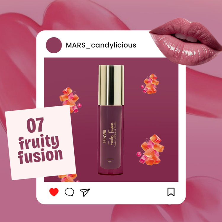 MARS Candylicious Lip Gloss (07-FRUITY FUSION)