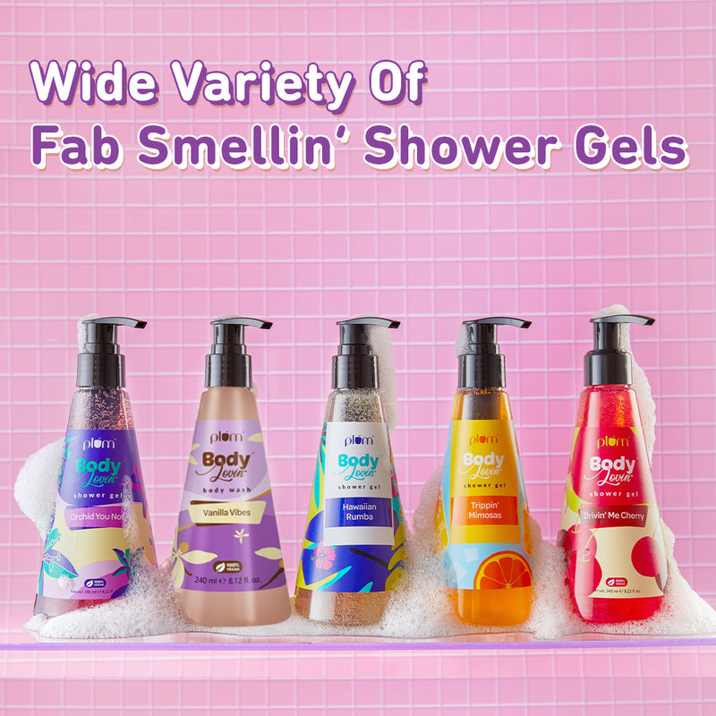 Plum Vanilla Vibes Body Wash (240ml)