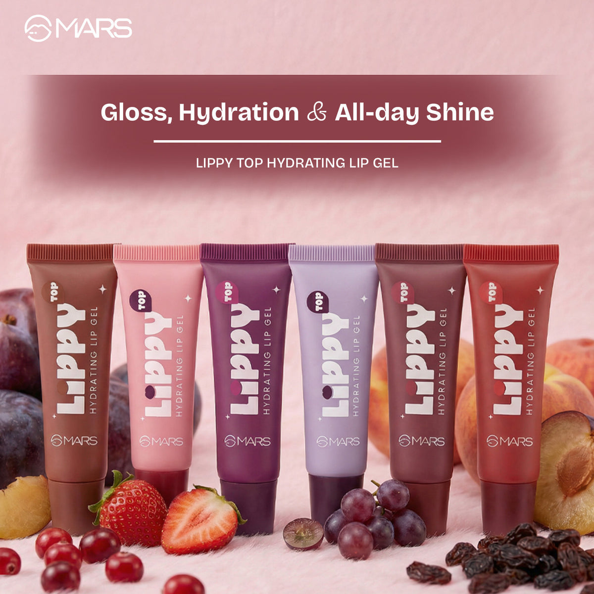 Mars Lippy Top Hydrating Lip Gel (1 Plumpy Grapes)