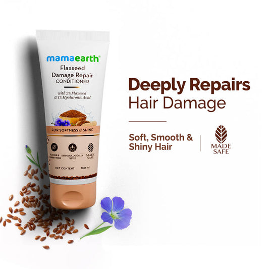 Mamaearth Flaxseed Damage Repair Conditioner (180ml)