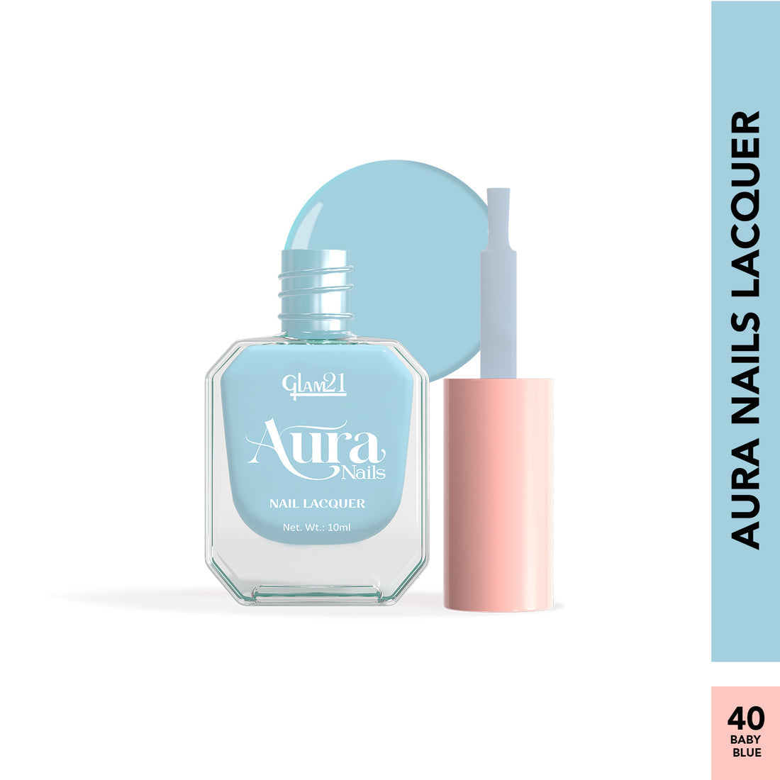 Glam21 Aura - Nail Lacquer (40Baby Blue)
