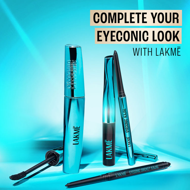 Lakme Eyeconic Kajal in Deep Black Twist Up Pencil With Matte Finish, Lasts 24 hrs
(0.35gm)