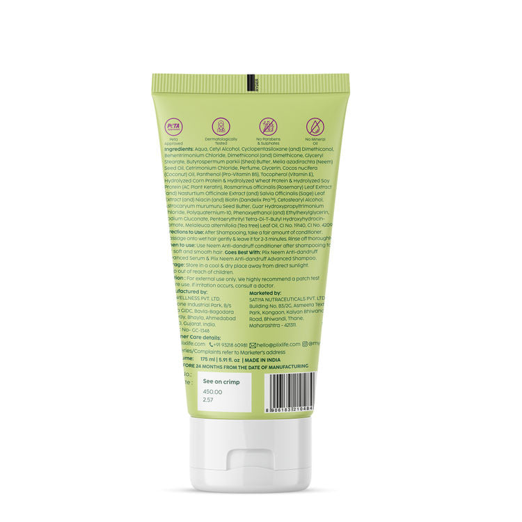Plix Neem Anti-Dandruff Advanced Conditioner
(175ml)