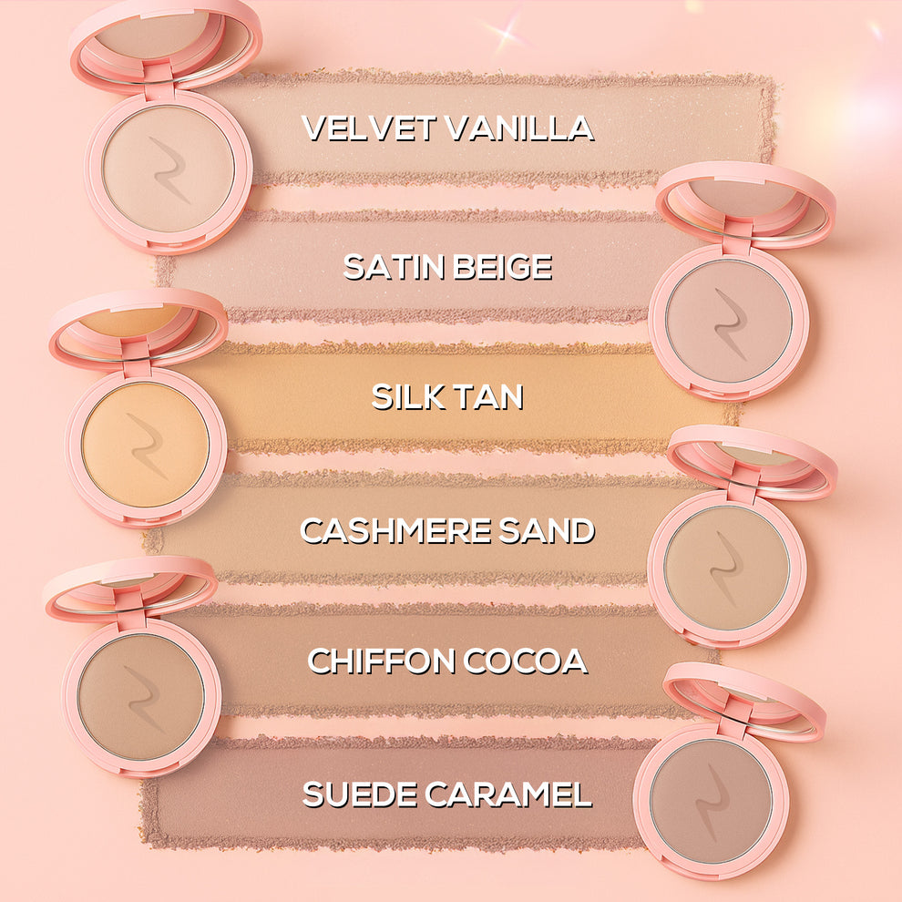 RENEE Lumi Glow Highlighting Compact with 3D Glow For Luminous Skin (4 Cashmere Sand)