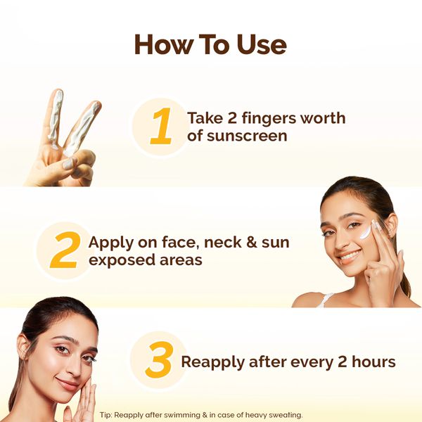 Mamaearth Chia Calming Sunscreen with Chia Seed & Ceramides for Hydrated Glow & Sun Protection - 50 g