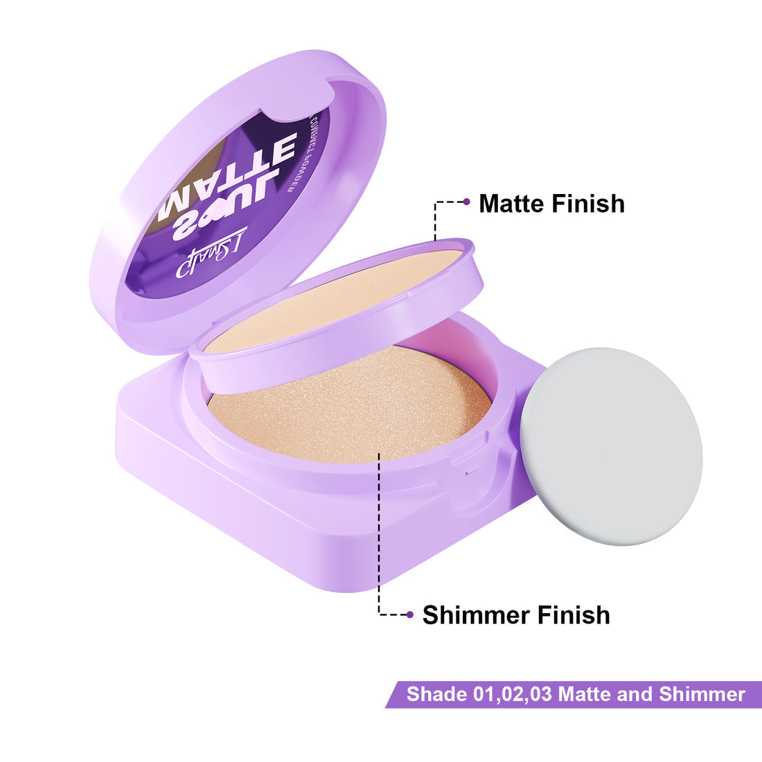 Glam21 Soul Matte Compact (01Silk Ivory)
