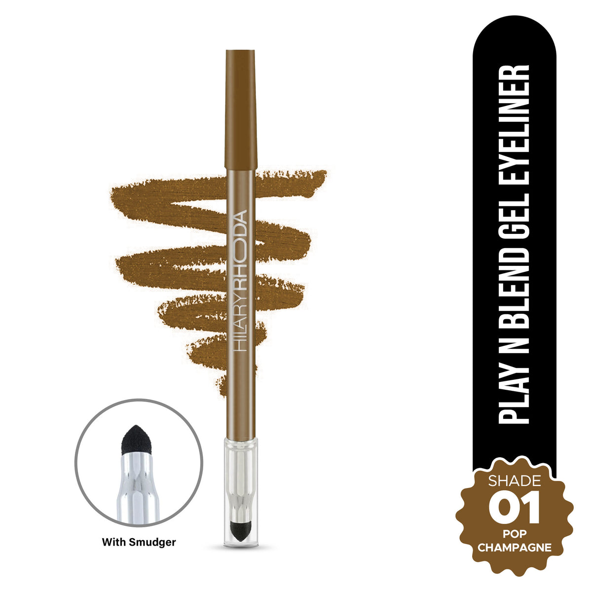 Hilary Rhoda Play n Blend Gel Eyeliner 01 Pop Champagne