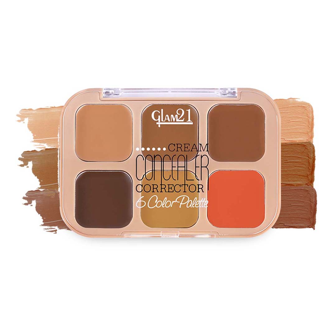 Glam21 Cream Concealer Corrector Palette (03Deep Dawn)