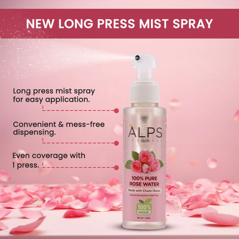 Alps Goodness 100 % Pure Rose Water Spray (100 ml