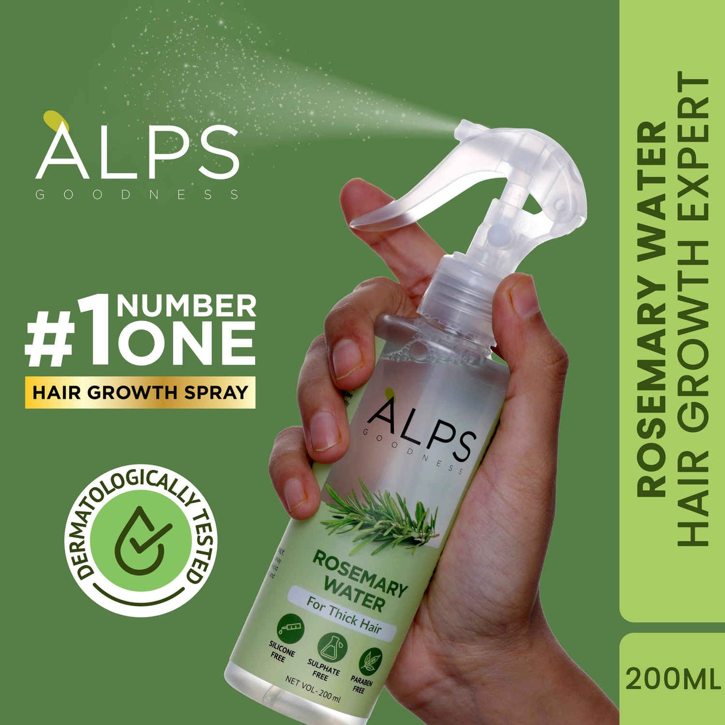 Alps Rosemary Water (200 ml) Rosemary water for hair