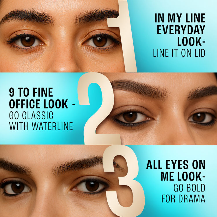 Lakme Eyeconic Kajal in Deep Black Twist Up Pencil With Matte Finish, Lasts 24 hrs
(0.35gm)