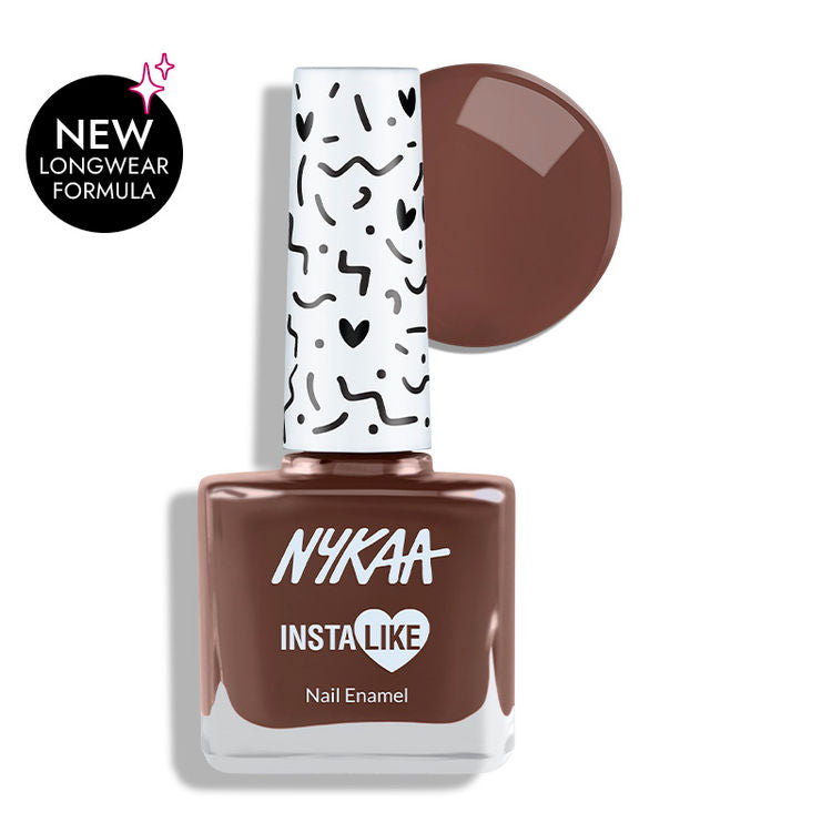 Nykaa InstaLike Long Lasting Nail Enamel - Coffee Club 370
(9ml)