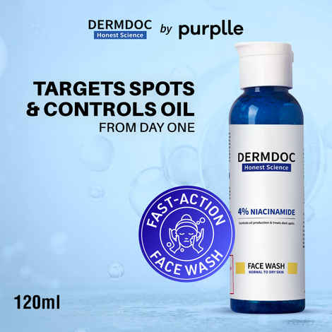 DERMDOC  4% Niacinamide Face Wash (120 ml)