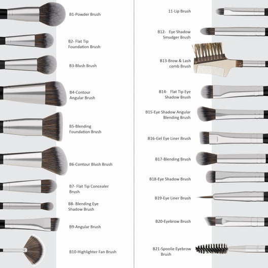 Swiss Beauty Professional Series Makeup Brush 20 Piece Set