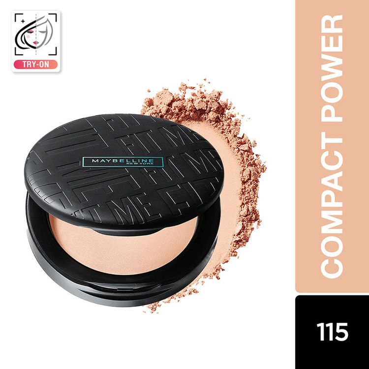 Maybelline Fit Me Matte + Poreless 16H Oil Control Compact Powder(115 Ivory)