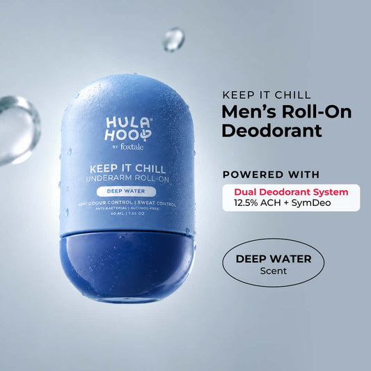 Hula Hoop Men’s Roll-On Deodorant for Sweat & Odour Control