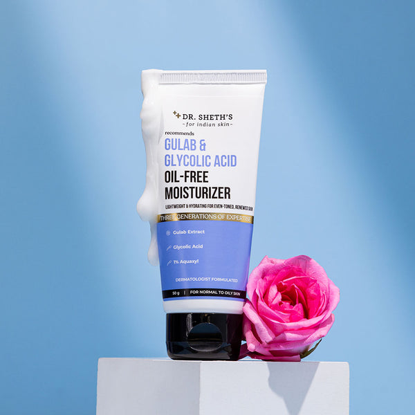 Dr. Sheth's Gulab & Glycolic Acid Oil-Free Moisturizer-50g