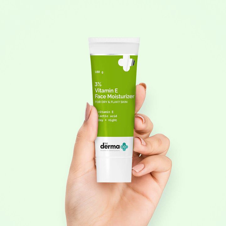 The Derma Co 3% Vitamin E Face Moisturizer With Vitamin E & Lactic Acid - 100g