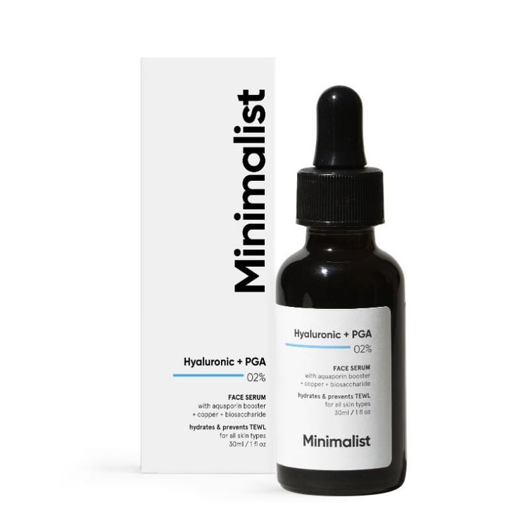 Minimalist 2% Hyaluronic Acid + PGA Face Serum For Deep, Multilevel Hydration
(30ml)