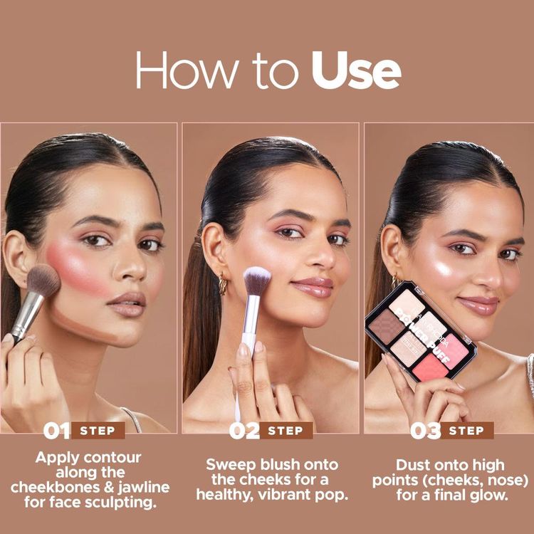 Hilary Rhoda Power Puff Makeup Palette - Typsy Girl - 02 (12g)