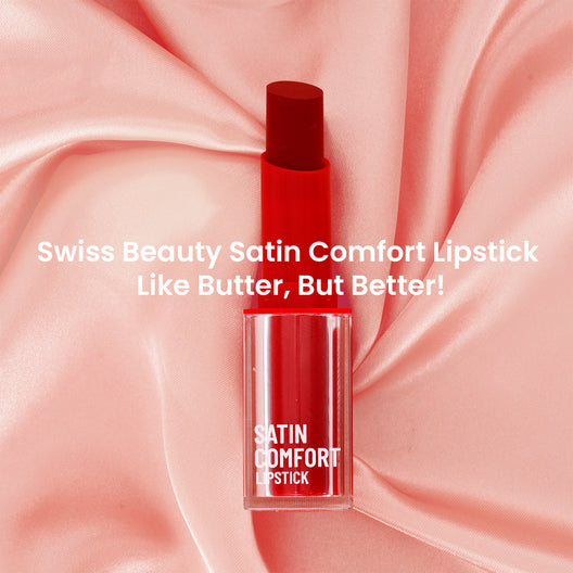 Swiss Beauty Satin Comfort Lipstick 03(Roasted Brown)