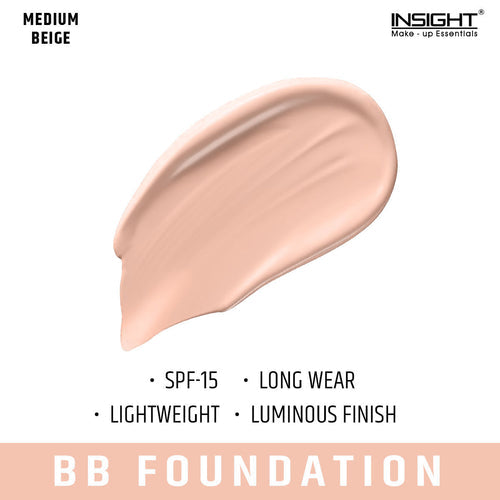 Insight cosmetics SPF -15 Foundation (02 Medium Beige)