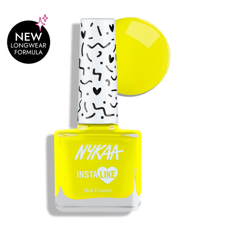 Nykaa InstaLike Long Lasting Nail Enamel - Sunshine Selfie 368 (9ml)