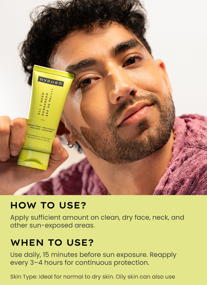 Hyphen All i need 2-in-1 moisturizing sunscreen spf 50 pa ++++ | 50 ml