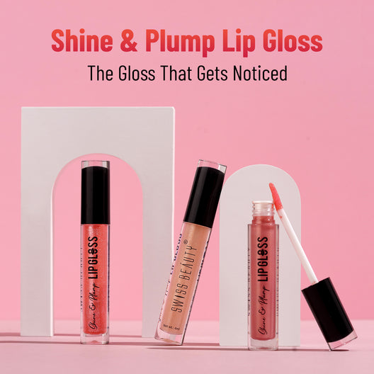 Swiss Beauty Shine & Plump Lipgloss 02(Pink)