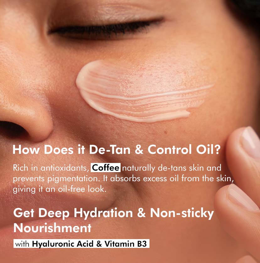 Mcaffeine Detan & Oil Control Coffee Sunscreen SPF 50 PA++++ 50 ml