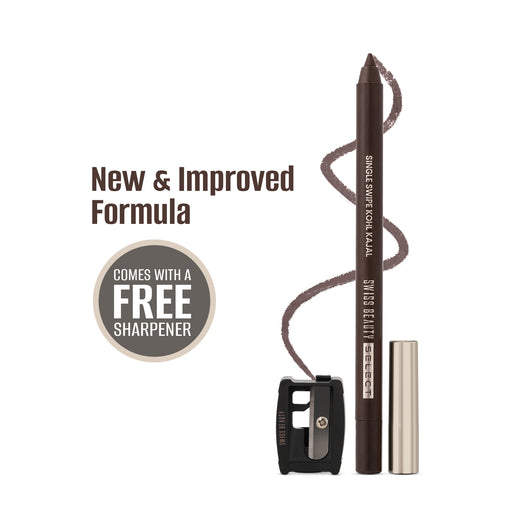 Swiss Beauty Select Single Swipe Kohl Kajal / 04 Burnt Brown