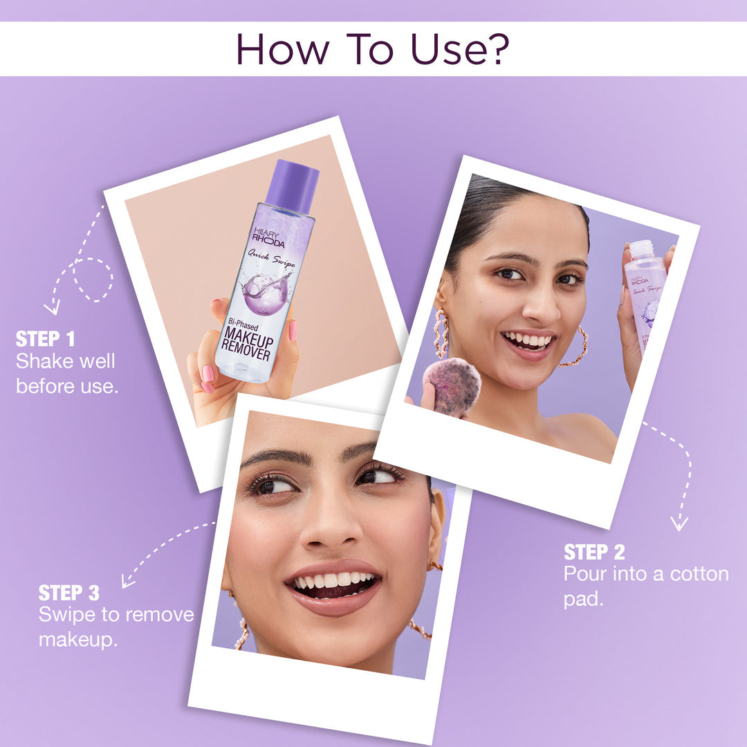 Hilary Rhoda Quick Swipe Bi-Phased Makeup Remover