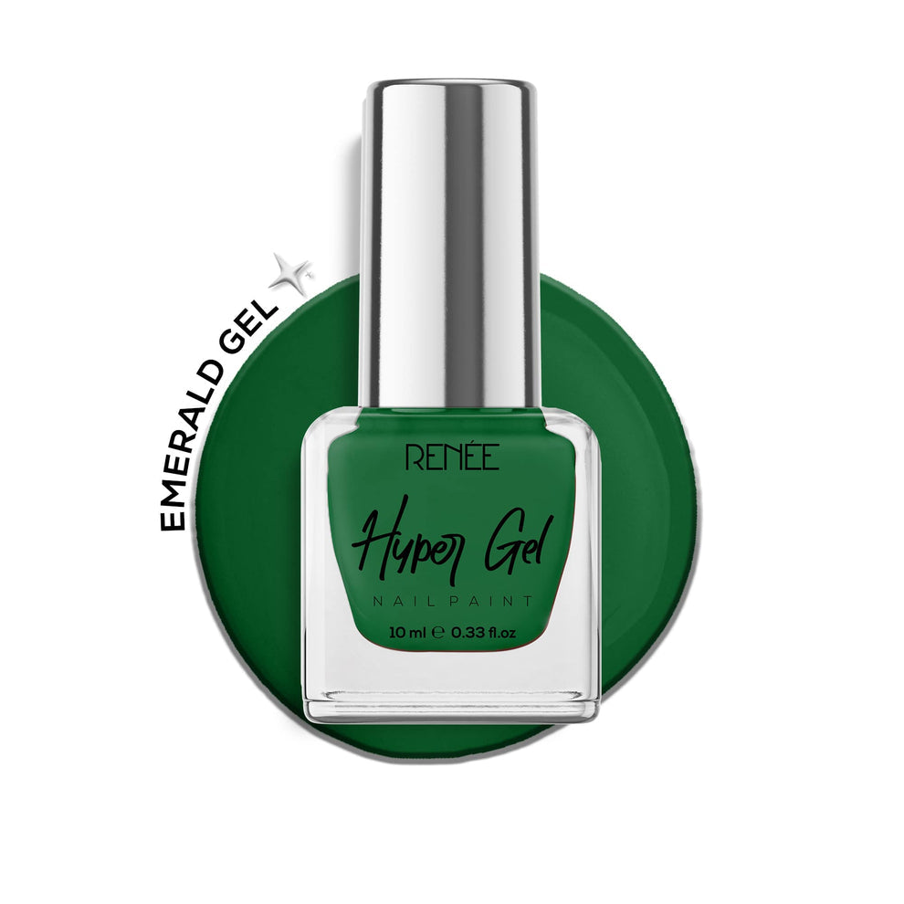 RENEE Hyper Gel Nail Paint 10ml (29 Emerald Gel)