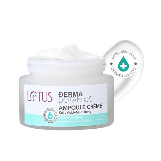 Lotus Herbals Lotus Dermabotanics Kojic Acid + Multi Berry Ampoule Face Cream pH5.5 Suitable For Sensitive Skin (50g)