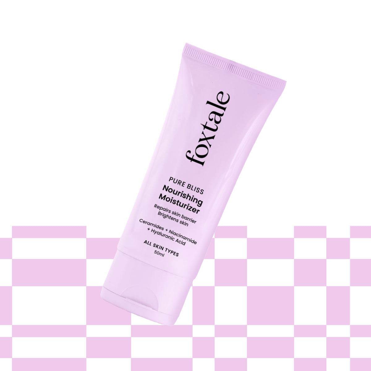 Foxtale Nourishing Ceramide Moisturizer Deep as water, light as air for up to 100 hrs of hydration | 50ml