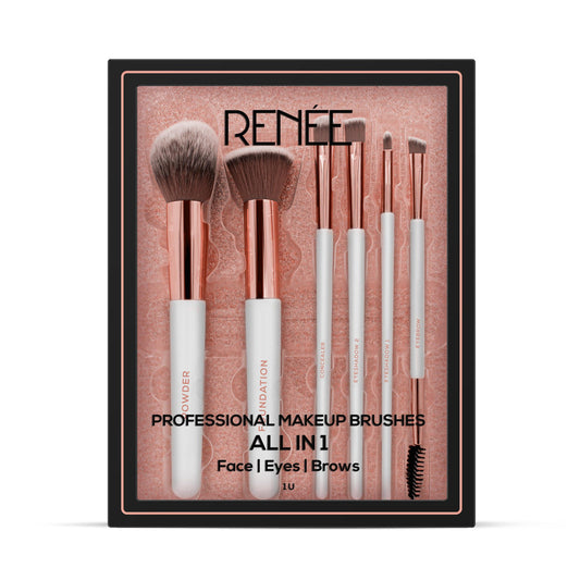 RENEE All In 1 Professional Makeup Brushes (Set of 6)