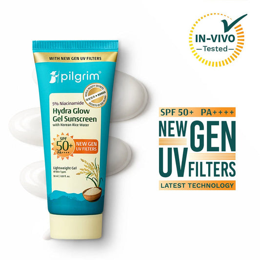 Pilgrim 5% Niacinamide Hydra Glow Gel Sunscreen SPF 50+ PA++++