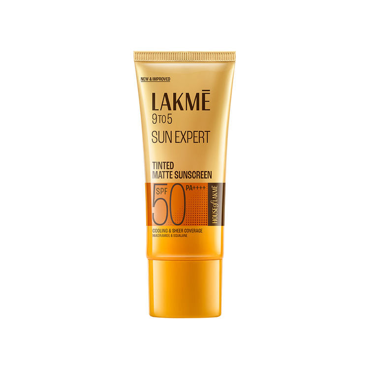 Lakme Sun Expert Tinted Sunscreen SPF 50 PA +++, Broad Spectrum UVA/B protection
(100ml)