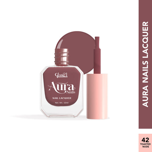 Glam21 Aura - Nail Lacquer (42Toasted Nude)