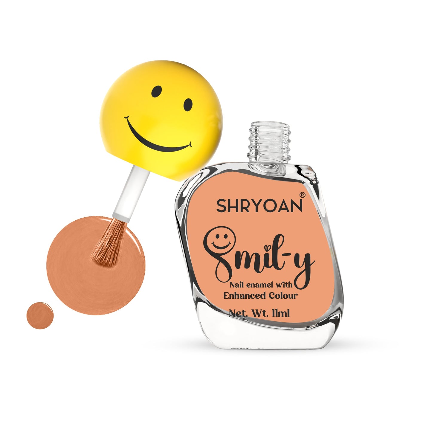 Shryoan Ultra Glossy Nail Paint(Pale Orange)