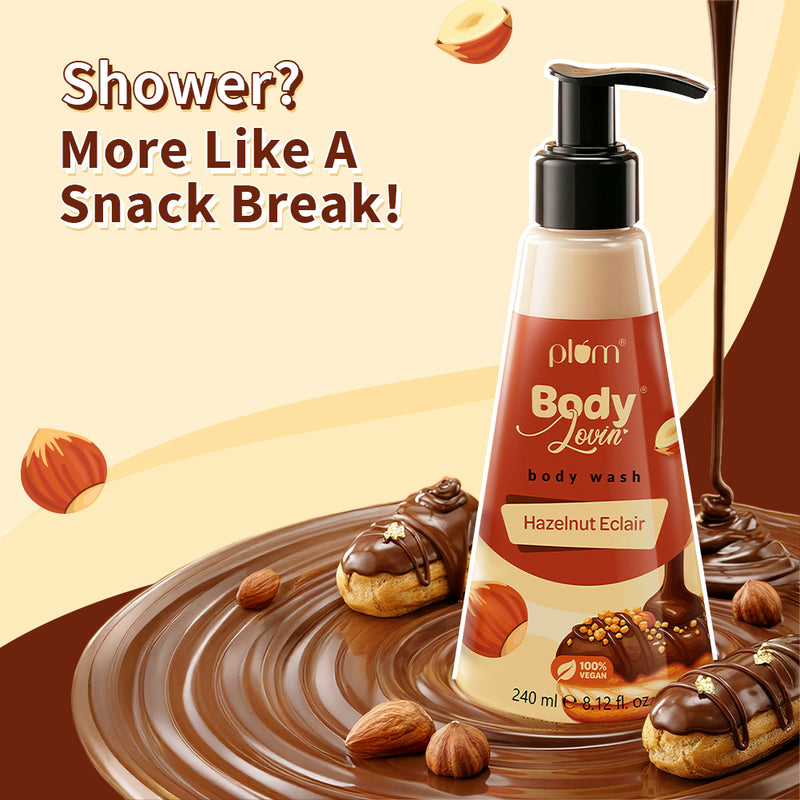 Plum Hazelnut Eclair Body Wash (240ml)