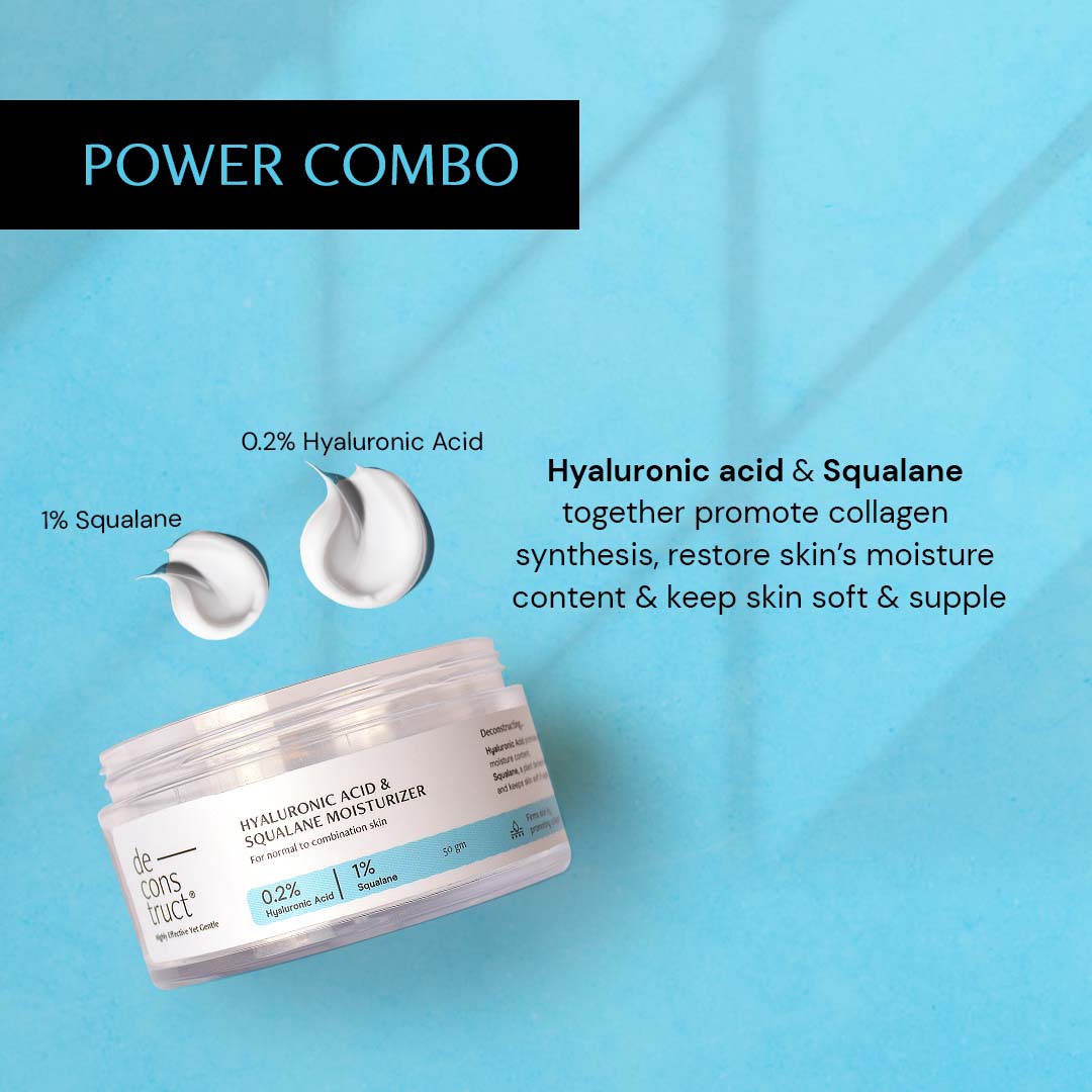 Deconstruct Hyaluronic Acid & Squalane Moisturizer - 0.2% Hyaluronic acid 1% Squalane