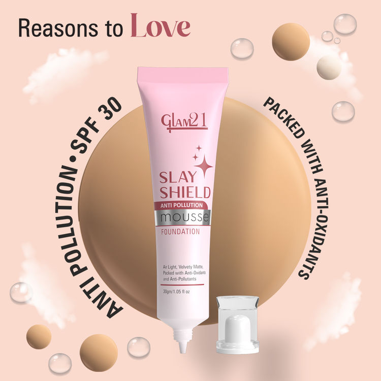 GLAM21 Slay Shield Mousse Foundation (01 Ivory)