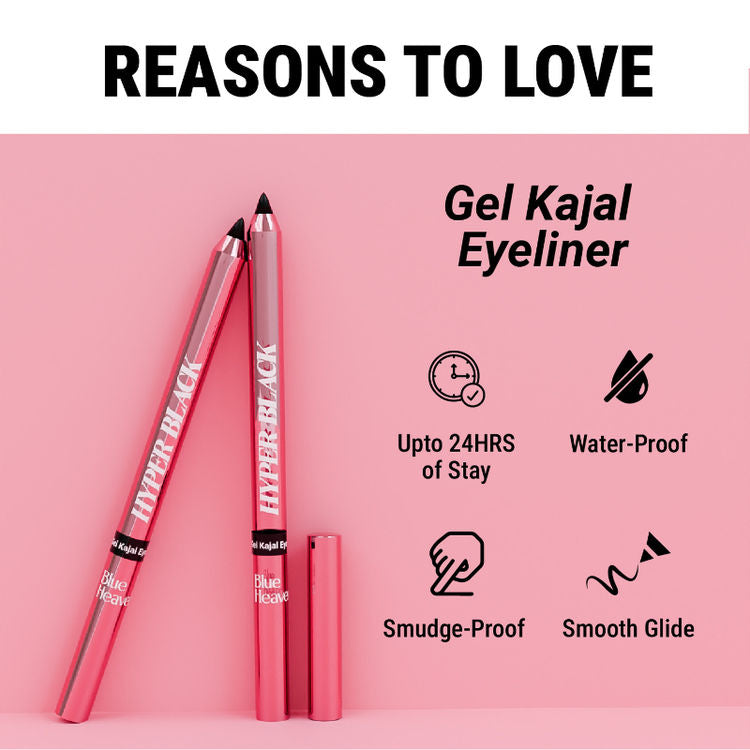 Blue Heaven Hyper Black Gel Kajal Eyeliner
(1.5g)