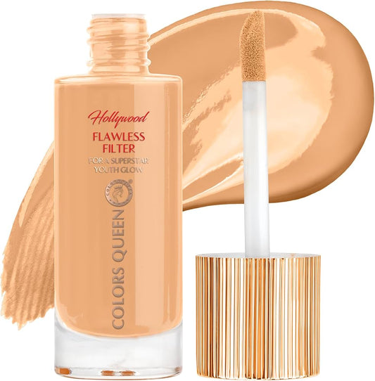 Colors Queen Hollywood Flawless Filter Liquid Foundation (05 - Natural Caramel, 35ml)