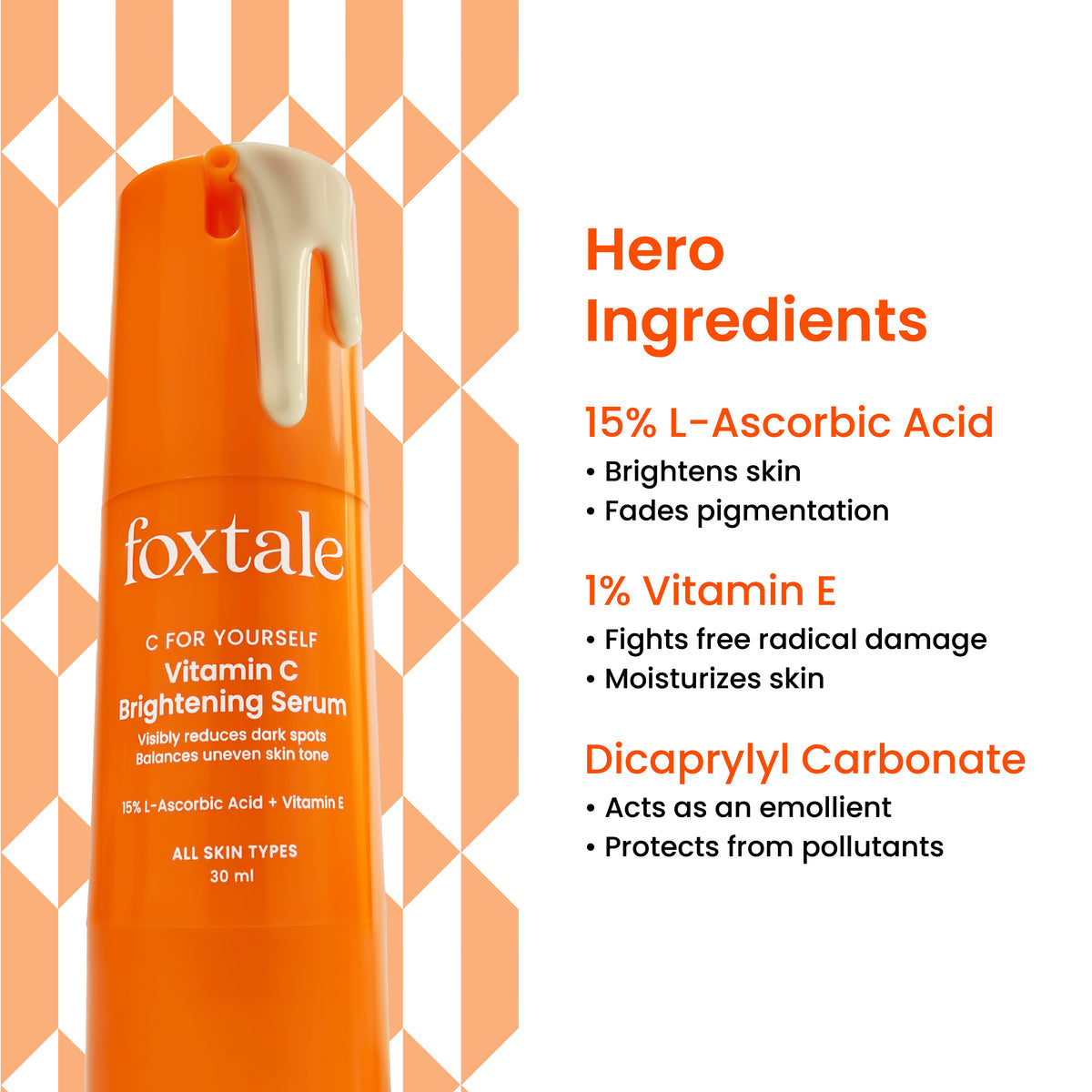 Foxtale Vitamin C Serum with 15% L-Ascorbic Acid