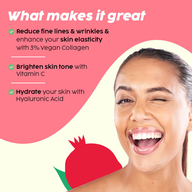 PlixPomegranate Collagen Bounce Serum
(30ml)