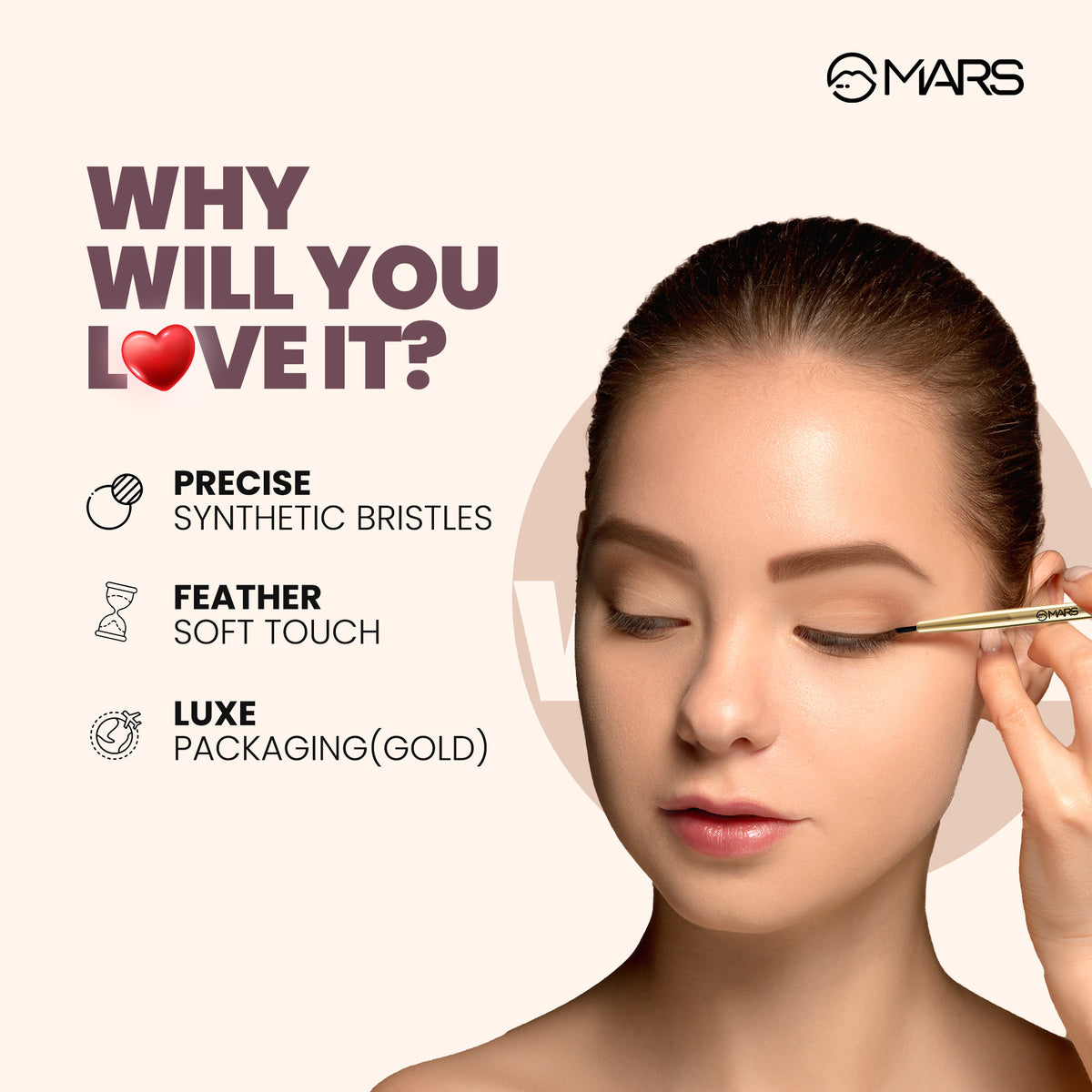 Mars Artist's Arsenal Brush | Eyeliner Brush