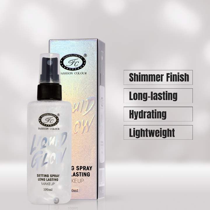 Fashion Color Liquid Glow Makeup Setting Spray(C)